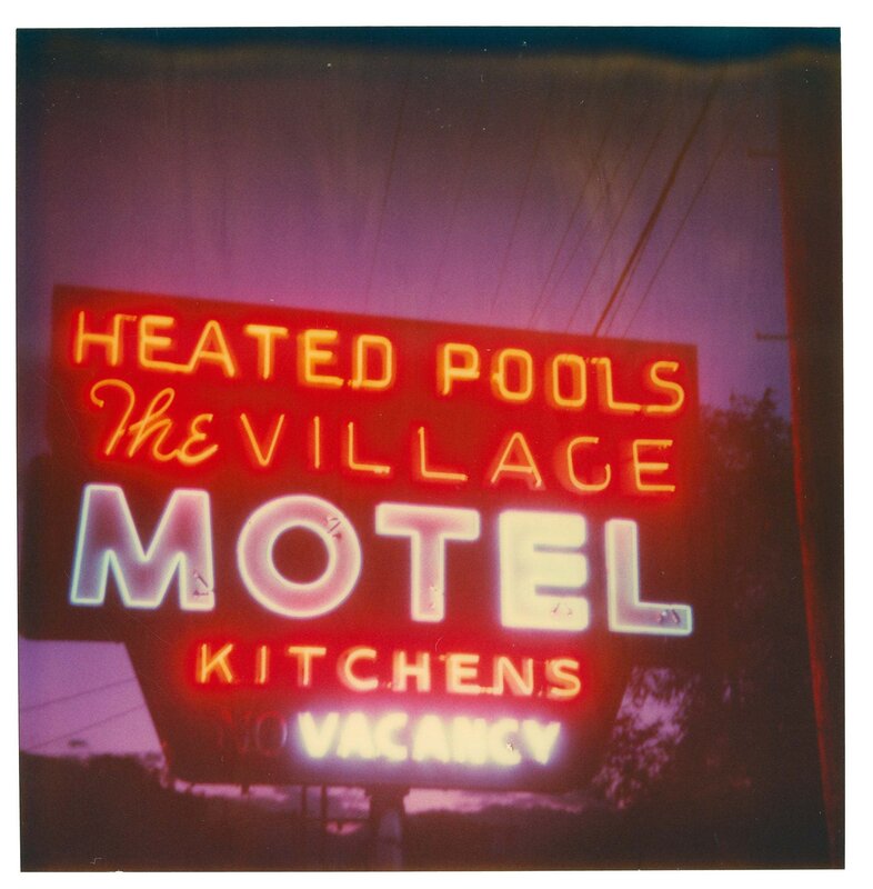 Stefanie Schneider, ‘Village Motel - Heated Pool (The Last Picture Show)’, 2005, Photography, Analog C-Print, hand-printed by the artist on Fuji Crystal Archive Paper, based on a Polaroid, mounted on Aluminum with matte UV-Protection, Instantdreams