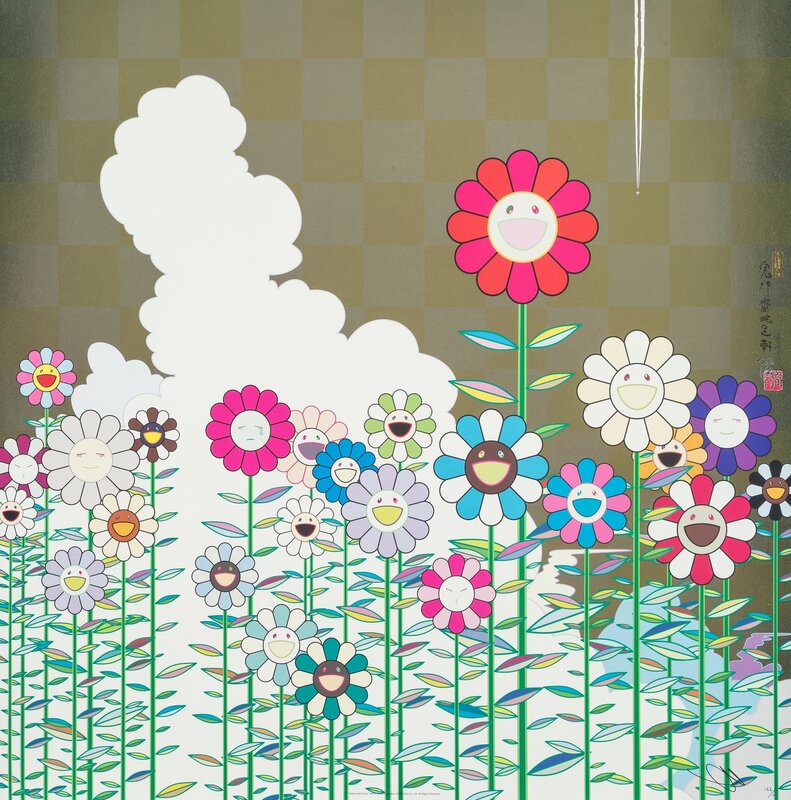 Takashi Murakami, ‘POKA POKA: Warm and Sunny’, 2011, Print, Offset lithograph in colors on smooth wove paper, Heritage Auctions