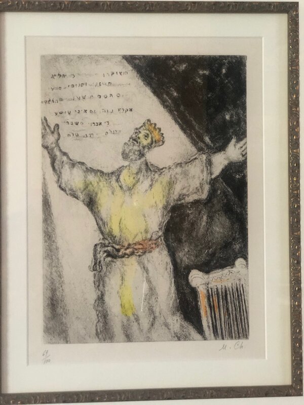 Marc Chagall, ‘Cantique de David’, 1931-1939, Print, Etching, Leviton Fine Art