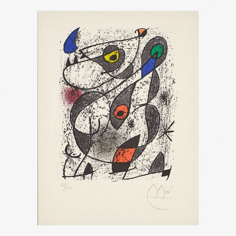 Joan Miró, ‘Miro à l’encre’, 1972, Print, Lithograph in colors (framed), Rago/Wright/LAMA