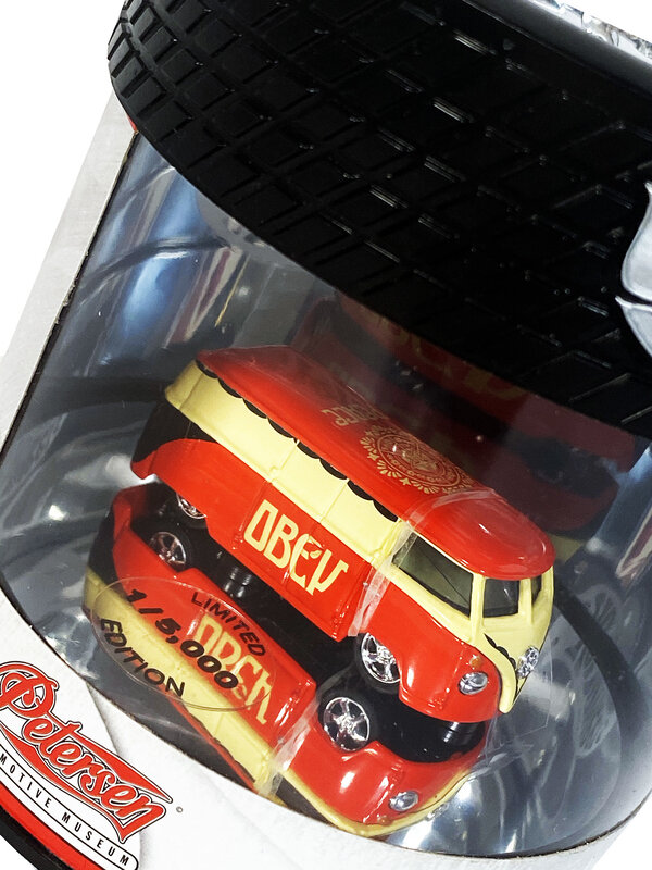 Shepard Fairey, ‘'OBEY VW Microbus' x Hot Wheels’, 2006, Ephemera or Merchandise, Collectible Hot Wheels minibus in custom display., Signari Gallery