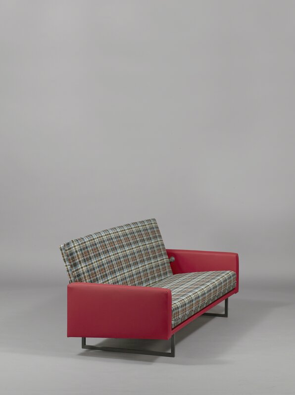 René-Jean Caillette, ‘Sofa Carélie’, 1960, Design/Decorative Art, Lacquered metal, chromed metal, foam, fabric and vinyl, Galerie Pascal Cuisinier