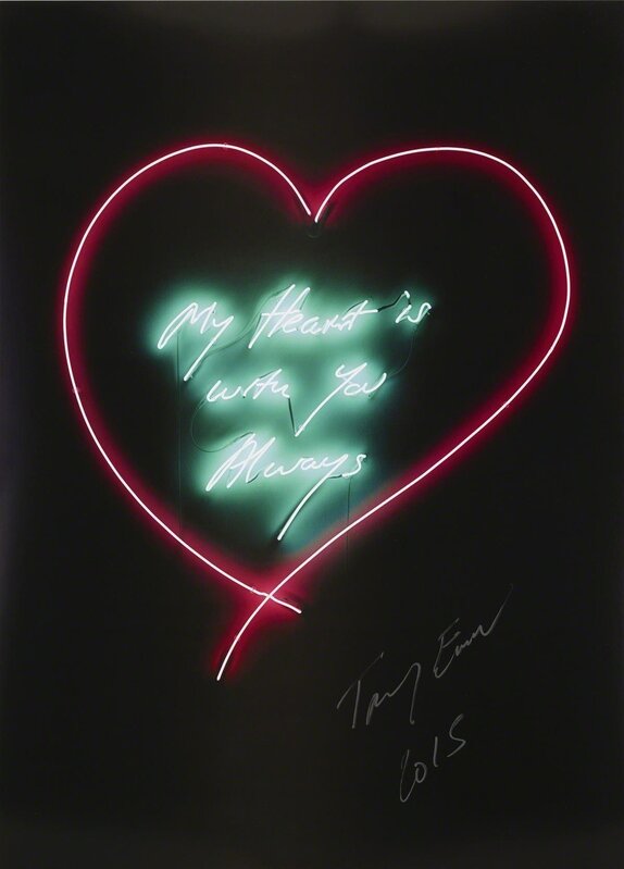 Tracey Emin, ‘My Heart is With You Always’, 2015, Print, Offset lithograph, EHC Fine Art
