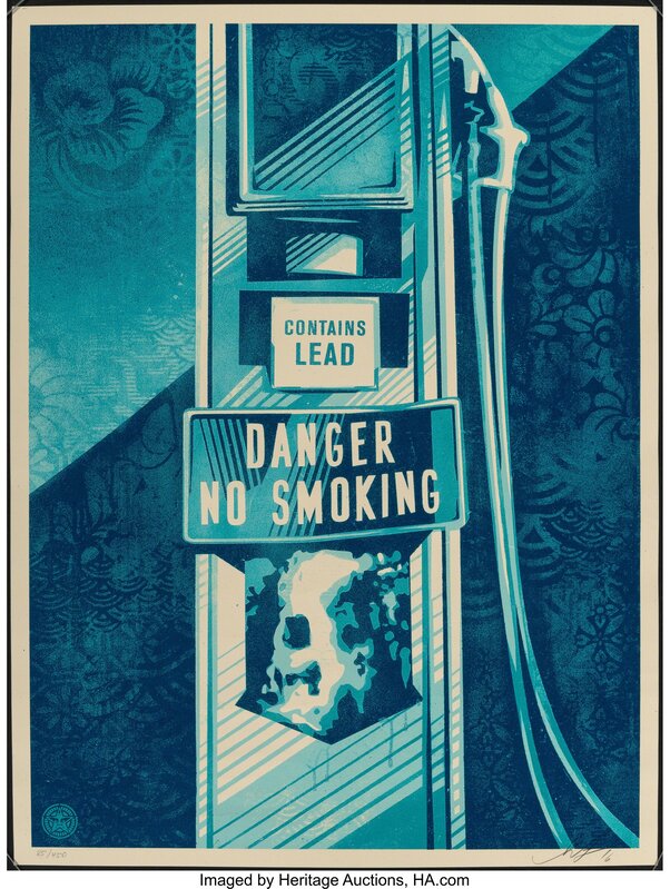 Shepard Fairey, ‘Danger No Smoking’, 2016, Print, Screenprint in colors on paper, Heritage Auctions