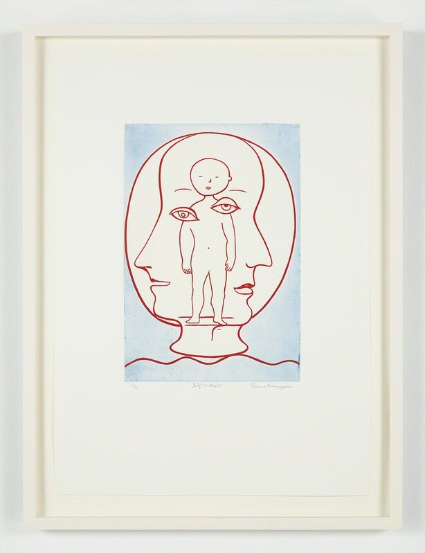 Louise Bourgeois, ‘Self Portrait’, 1994, Print, Dry point, etching and aquatint on paper, Carolina Nitsch Contemporary Art