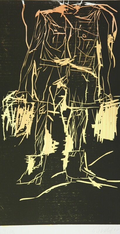 Georg Baselitz, ‘'65 (Remix)’, 2008, Print, Colour woodcut on Japanese paper primed in differentt colours, Galerie Henze & Ketterer