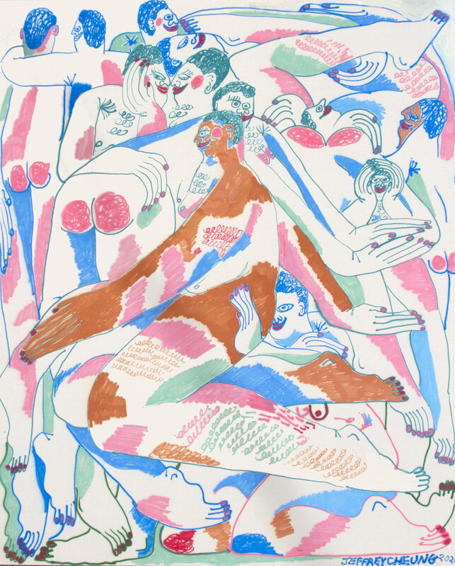 Jeffrey Cheung, ‘Loving’, 2020, Painting, Acrylic airbrush on raw canvas, New Image Art 