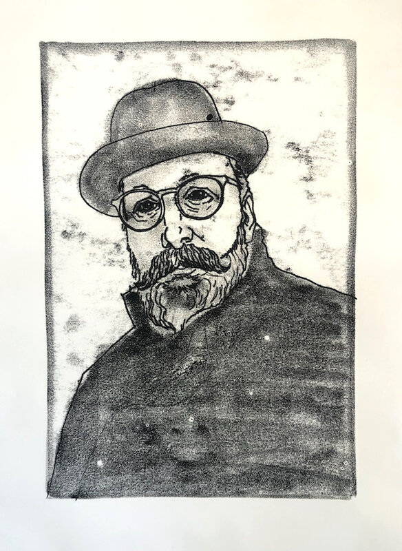 John Balistreri, ‘Self-Portrait’, 2021, Print, Monoprint, SHIM Art Network