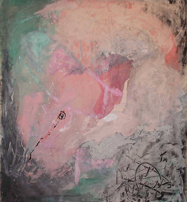 Vlad da Hora, ‘Untitled 2’, 2005, Painting, Acrylic and tar on canvas, Zagut