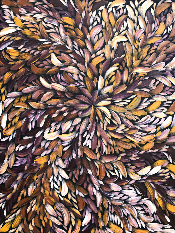 Louise Numina Napanangka, ‘Bush Medicine Leaves’, 2019, Painting, Acrylics on Canvas, Wentworth Galleries