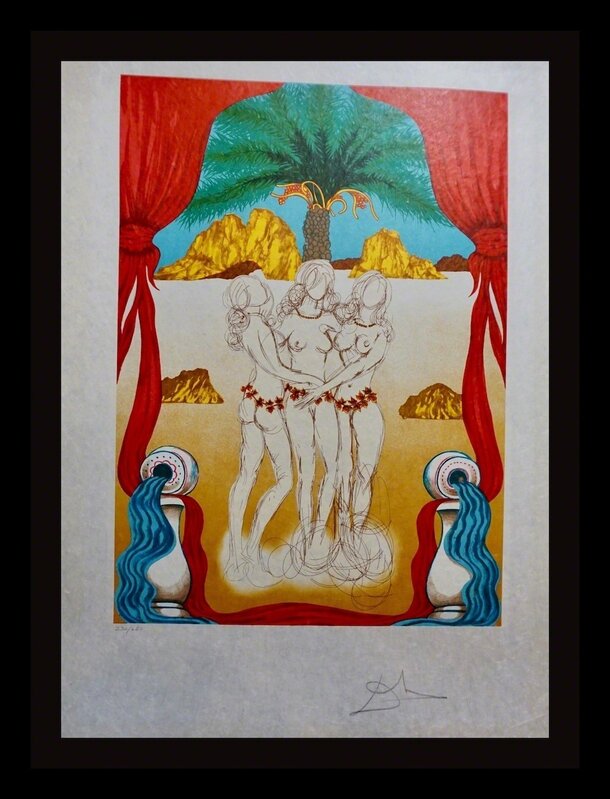Salvador Dalí, ‘The Three Graces of Hawaii’, 1979, Print, Lithograph, Fine Art Acquisitions Dali 