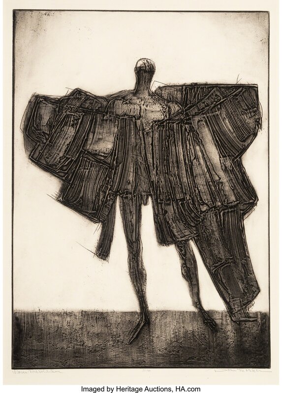 Dean Meeker, ‘Icarus-Prevolantium’, c. 1976, Print, Etching on paper, Heritage Auctions