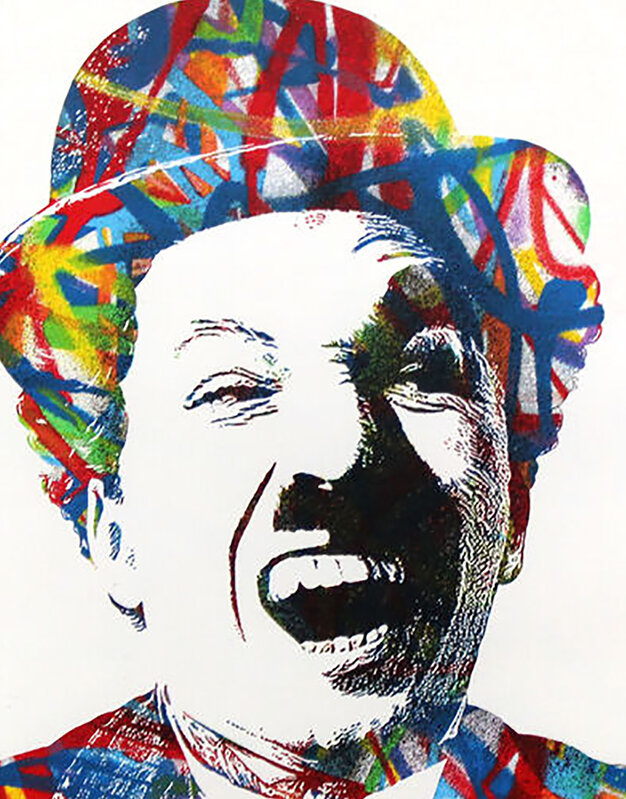 Mr. Brainwash, ‘'Charlie' (framed)’, 2015, Print, 10-color screen print on hand torn archival fine art paper., Signari Gallery