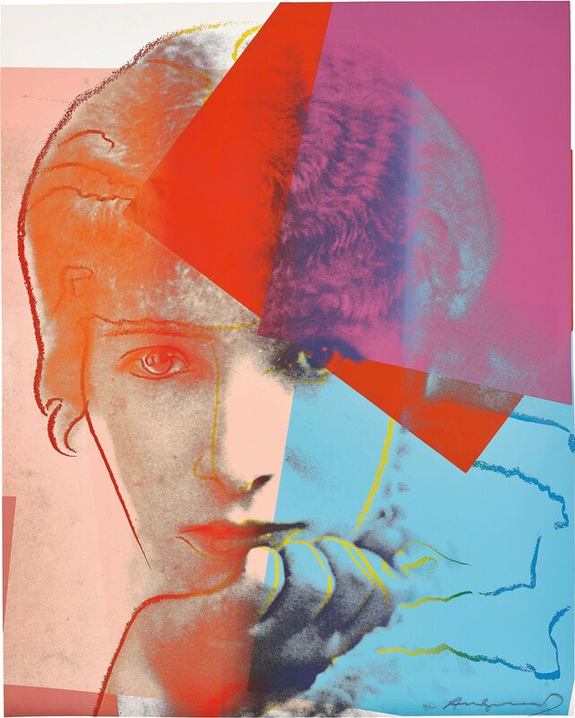 Andy Warhol, ‘Sarah Bernhardt, from Ten Portraits of Jews of the Twentieth Century’, 1980, Print, Screenprint in colours, on Lenox Museum Board, the full sheet, Phillips