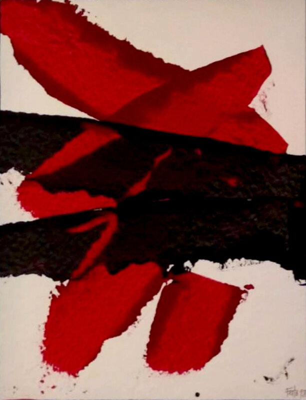 Luis Feito, ‘Sin título’, 1998, Painting, Mixed media on paper, Aurora Vigil-Escalera Art Gallery