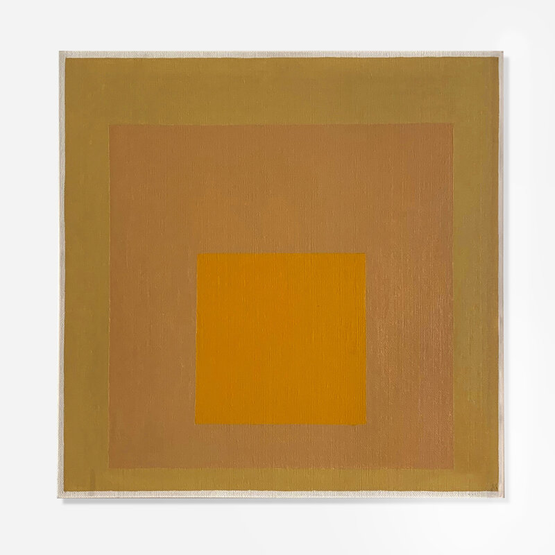 Josef Albers, ‘Study for Homage to the Square: Deep Warmth’, 1961, Painting, Oil on masonite, Artsy x Rago/Wright