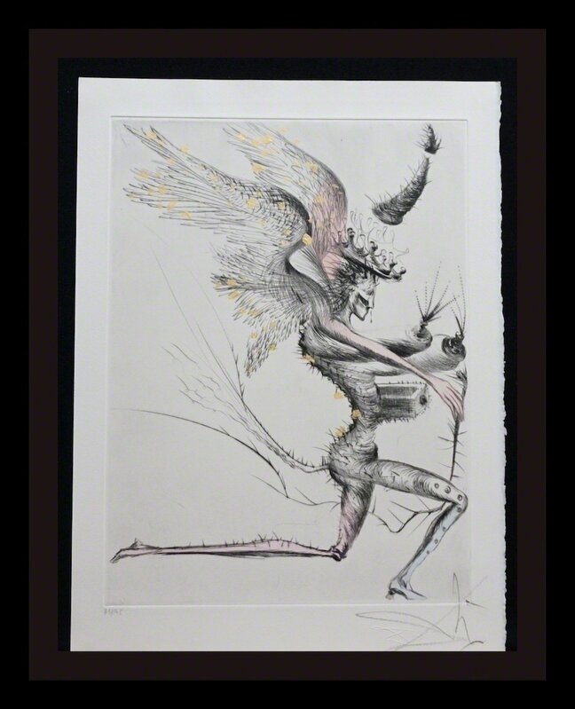 Salvador Dalí, ‘La Venus aux Fourrures the Winged Demon’, 1968, Print, Etching, Fine Art Acquisitions Dali 