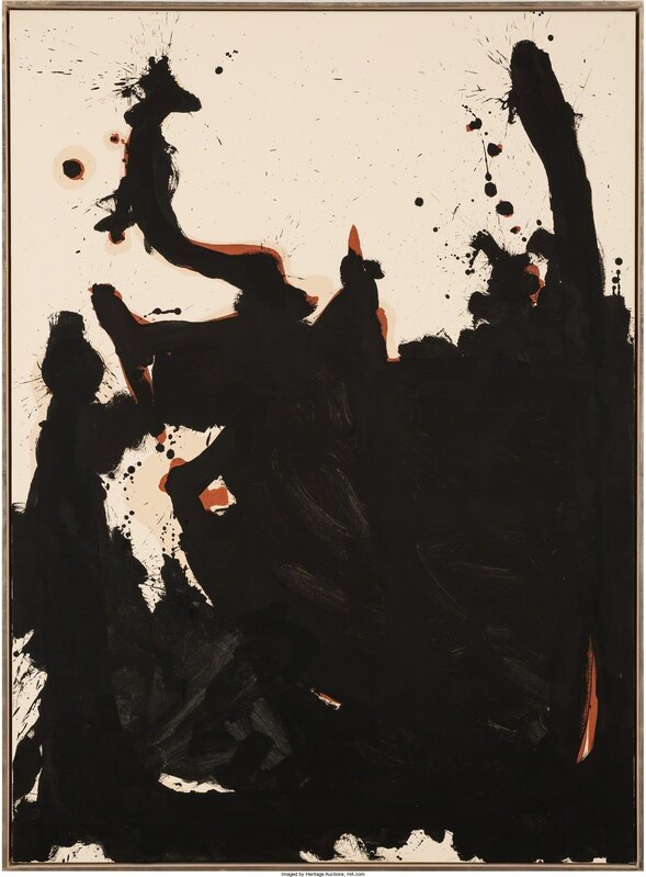 Robert Motherwell, ‘Nemesis’, 1981-82, Painting, Acrylic on canvas, Heritage Auctions