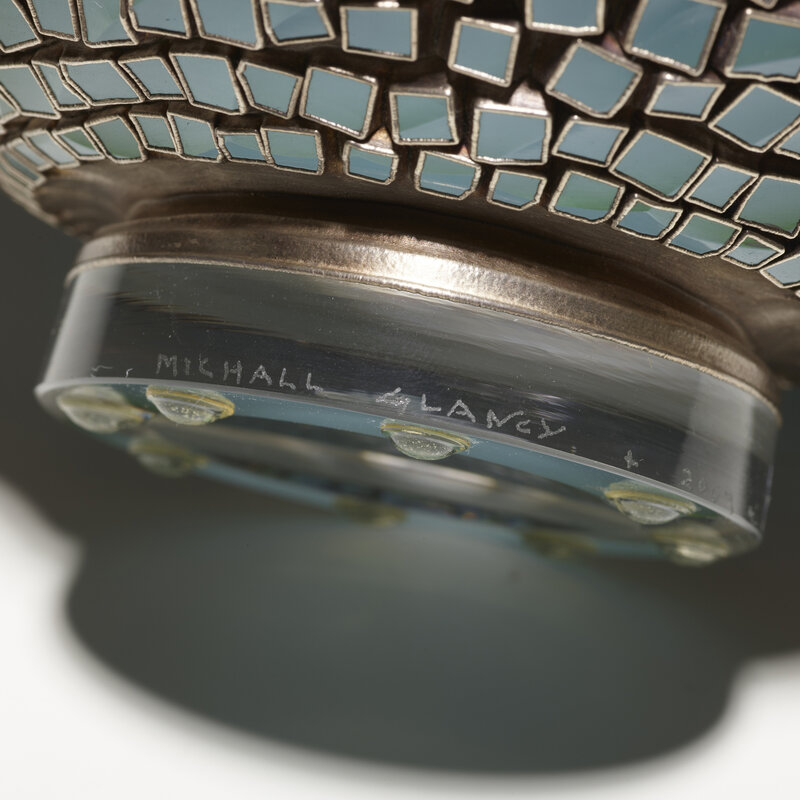 Michael Glancy, ‘Uranium Undulation’, 2009, Design/Decorative Art, Blown glass, industrial plate glass, copper, acrylic, Rago/Wright/LAMA/Toomey & Co.