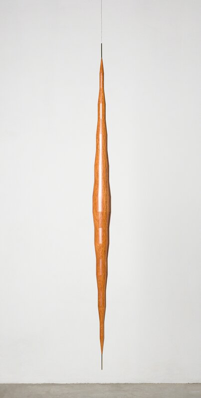 Artur Lescher, ‘Sem título #3’, 2013, Sculpture, Cabreuva wood, brass and steel cable, OMR