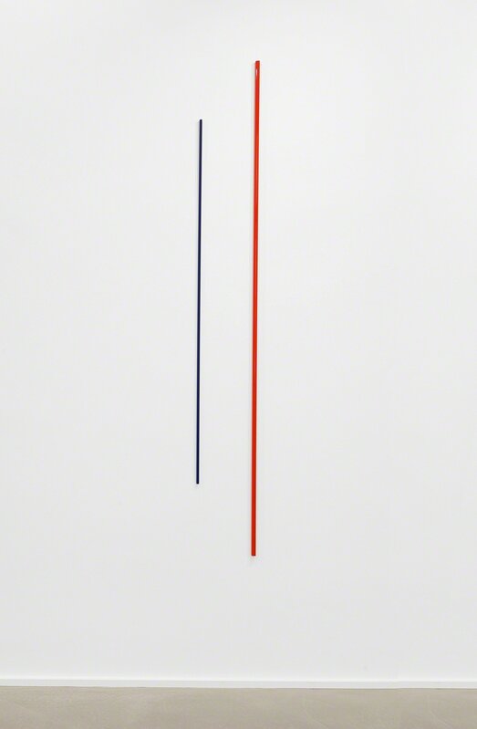 Lutz Fritsch, ‘Gerade versetzt - Raumsichten’, 2017, Sculpture, Lacquer on aluminum, Galerie Christian Lethert