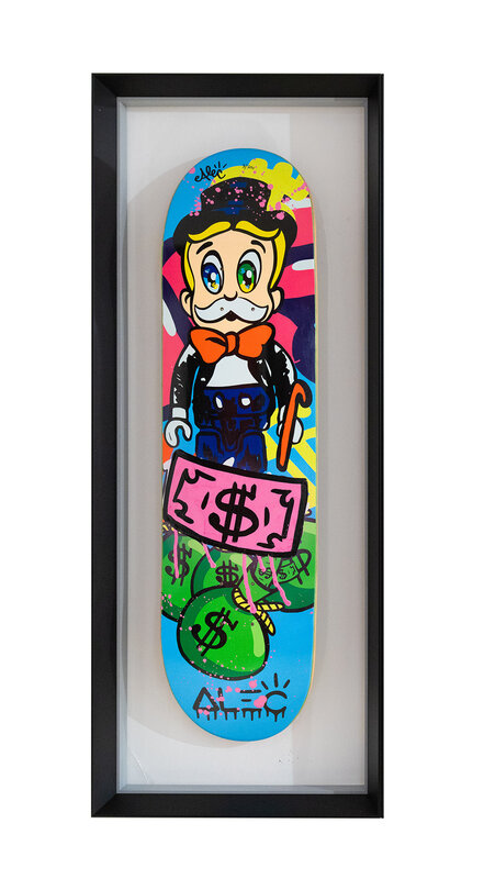 Alec Monopoly, ‘Pink $ Monopoly Richie Skateboard Deck’, 2022, Mixed Media, Mixed Media, EDEN Gallery