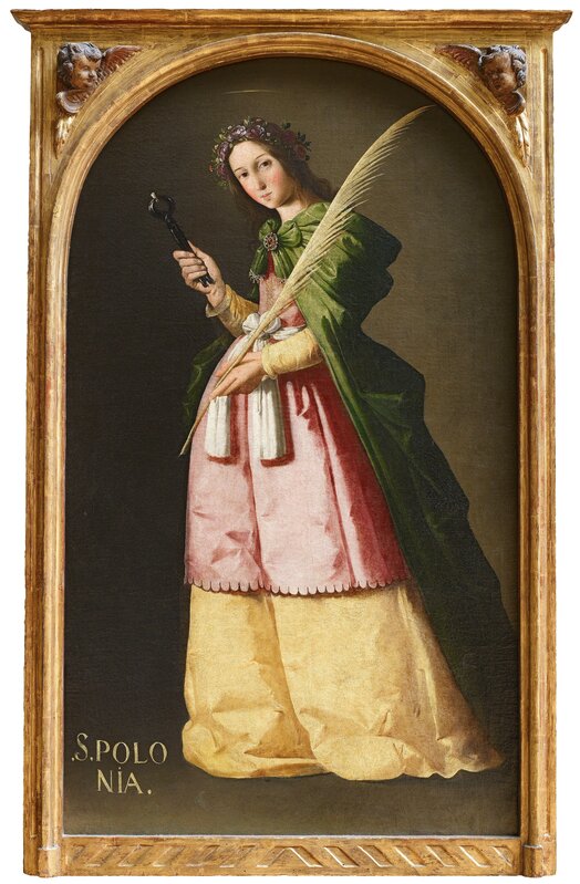 Francisco de Zurbarán, ‘Santa Apolonia (Saint Apollonia)’, ca. 1636-1640, Painting, Oil on canvas, Museo Thyssen-Bornemisza
