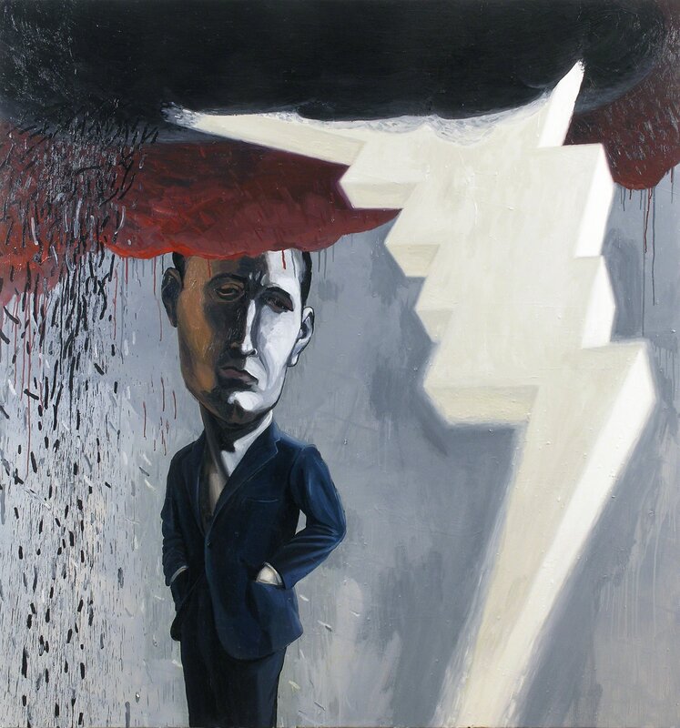 Scott Richter, ‘Dark Cloud’, 2012, Painting, Oil on canvas, Elizabeth Harris Gallery