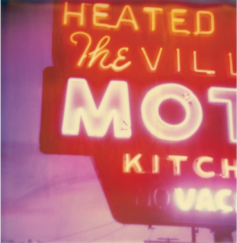 Stefanie Schneider, ‘Village Motel Sunset (The last Picture Show)’, 2005, Photography, Digital C-Print based on a Polaroid, not mounted, Instantdreams
