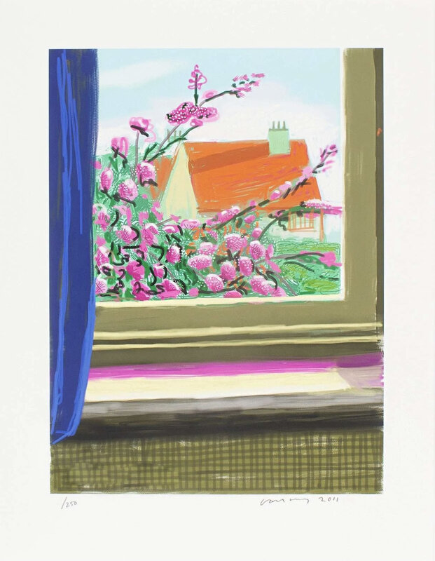David Hockney, ‘iPad drawing ‘No. 778’, 17th April 2011’, 2020, Print, Archival inkjet print on cotton-fiber paper. Edition of 250, Rhodes