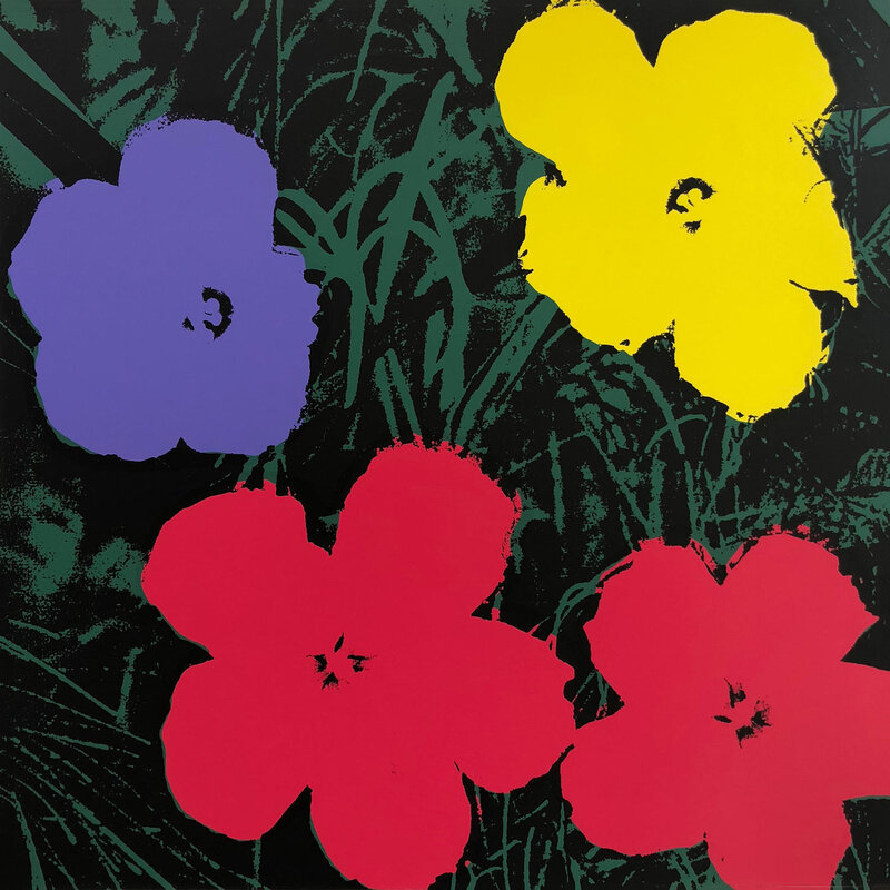After Andy Warhol, ‘Flowers 11.73’, 1967 printed later, Reproduction, Silkscreen on Museum Board, Pinto Gallery