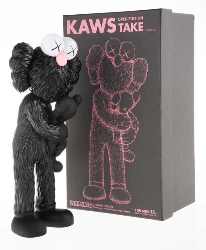 KAWS, ‘Take (Black)’, 2020, Sculpture, Painted cast vinyl, Heritage Auctions