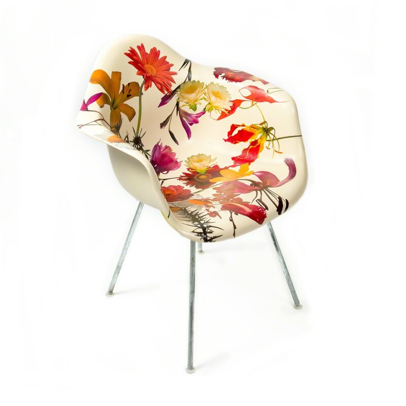 Phillip Estlund, ‘Genus Chairs (Bloom Chair)’, 2013, Design/Decorative Art, Collage on Eames Chair with Urethane Paint, Grey Area