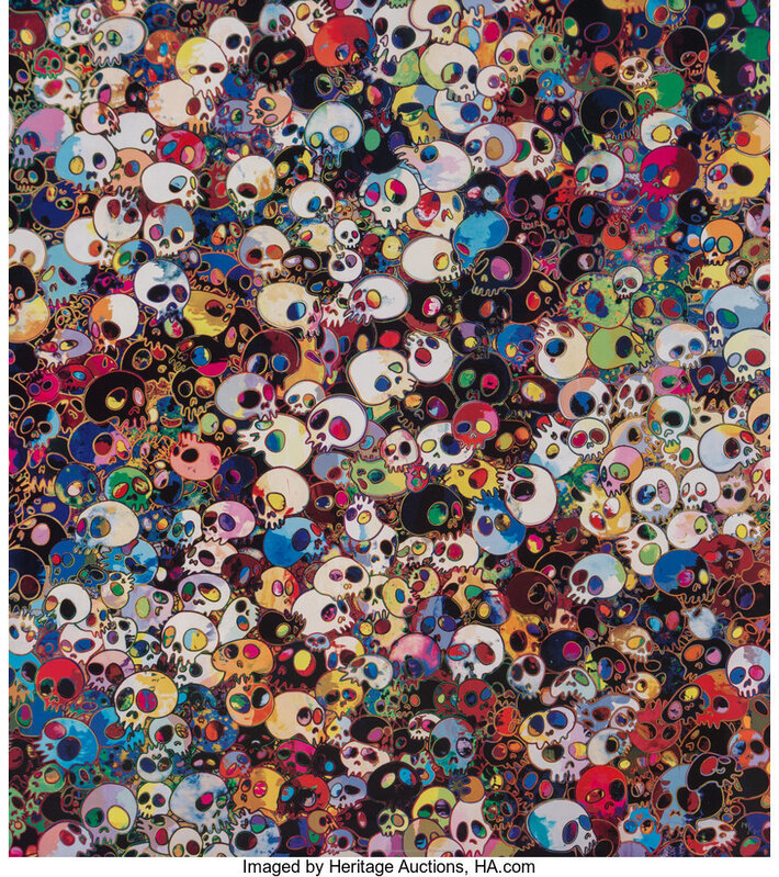 Takashi Murakami, ‘MGST 1962-2011 and There are Little People Inside Me (two works)’, 2011, Print, Offset lithographs in colors on smooth wove paper, Heritage Auctions