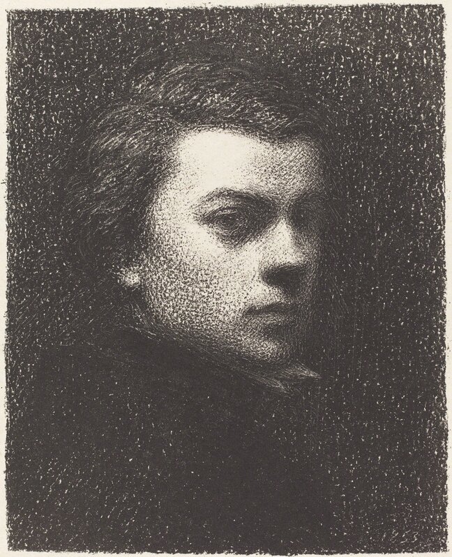 Henri Fantin-Latour, ‘Self-Portrait at Seventeen’, 1853, Print, Lithograph in black on wove paper; laid down, National Gallery of Art, Washington, D.C.