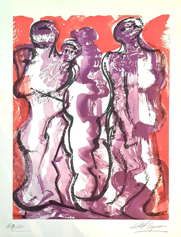 David Alfaro Siqueiros, ‘La Familia’, 1970, Print, Lithograph, Aura Galerias