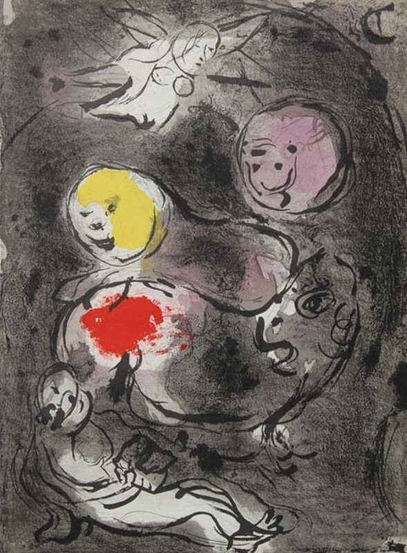 Marc Chagall, ‘Daniel’, 1956, Reproduction, Color lithograph on paper, Baterbys