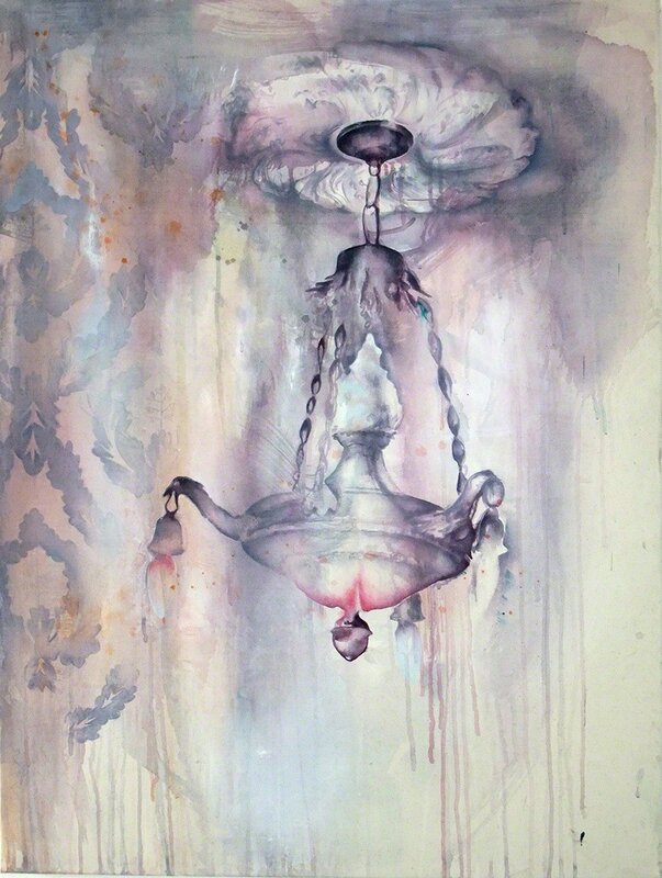 Fides Becker, ‘Schwanken’, 2009, Painting, Acrylic and Egg Tempura on Cotton Canvas, Instantdreams