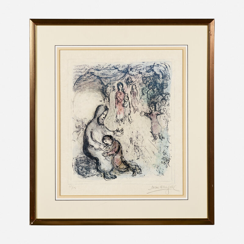 Marc Chagall, ‘Jacob's Blessing’, 1979, Print, Lithograph in colors on japon nacré paper, Rago/Wright/LAMA