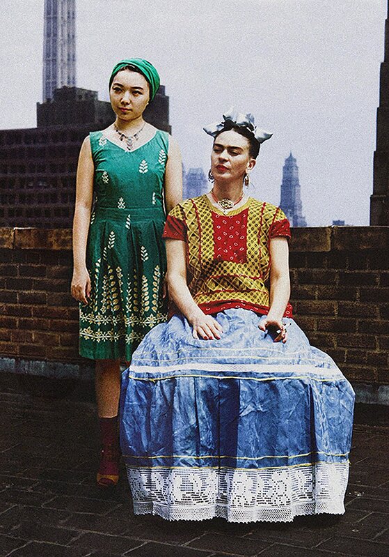 Silin Liu 刘思麟, ‘Frida Kahlo & Celine Liu I’, 2014, Photography, Digital Print on Fine Art Paper, Migrant Bird Space