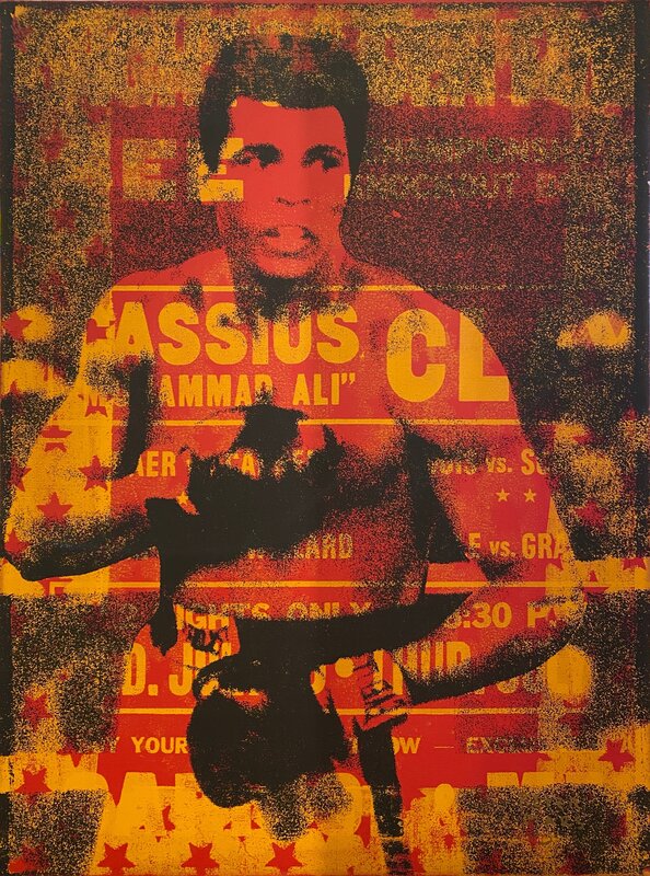 Peter Mars, ‘Muhammad Ali: Cassius Clay ’, 2013, Painting, Original hand-pulled mixed media silkscreen on stretched canvas., Off The Wall Gallery