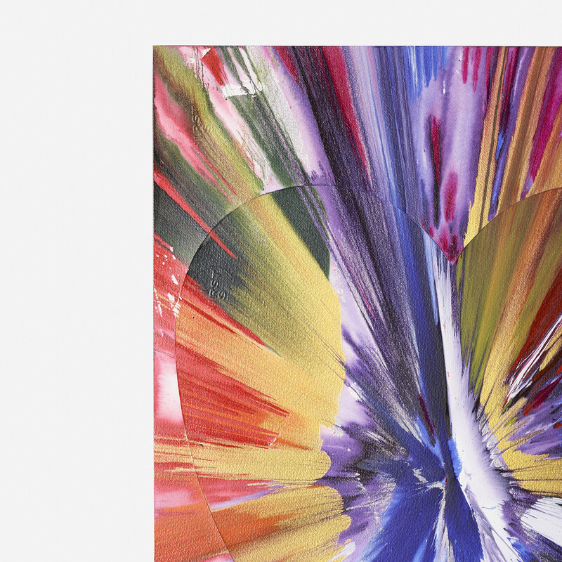Damien Hirst, ‘Two-Part Heart Spin Painting’, 2009, Painting, Acrylic on paper, Rago/Wright/LAMA