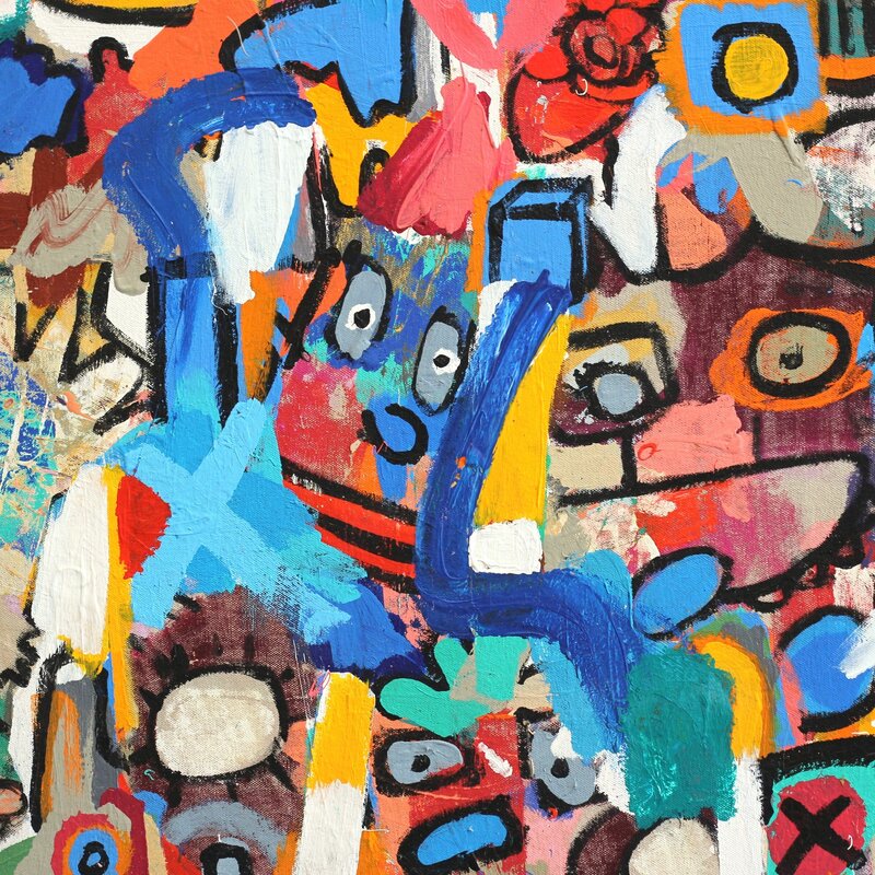 Jonas Fisch, ‘Cosmic Wisdom’, 2017, Painting, Acrylic, Mixed Media on Canvas, Artspace Warehouse