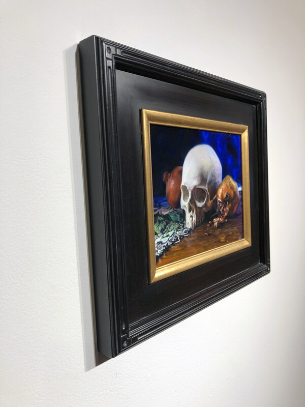 Matthew Cook, ‘Memento Vivere’, 2020, Painting, Oil on aluminium, Gallery VICTOR