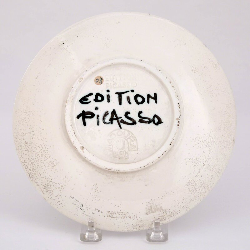 Pablo Picasso, ‘Picador (A.R. 160)’, 1952, Design/Decorative Art, Painted and partially glazed white ceramic plate, Doyle