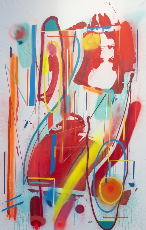 Kenor, ‘Abre la puerta niña (Open the door girl)’, 2018/2019, Painting, Spray paint on canvas, Mirus Gallery