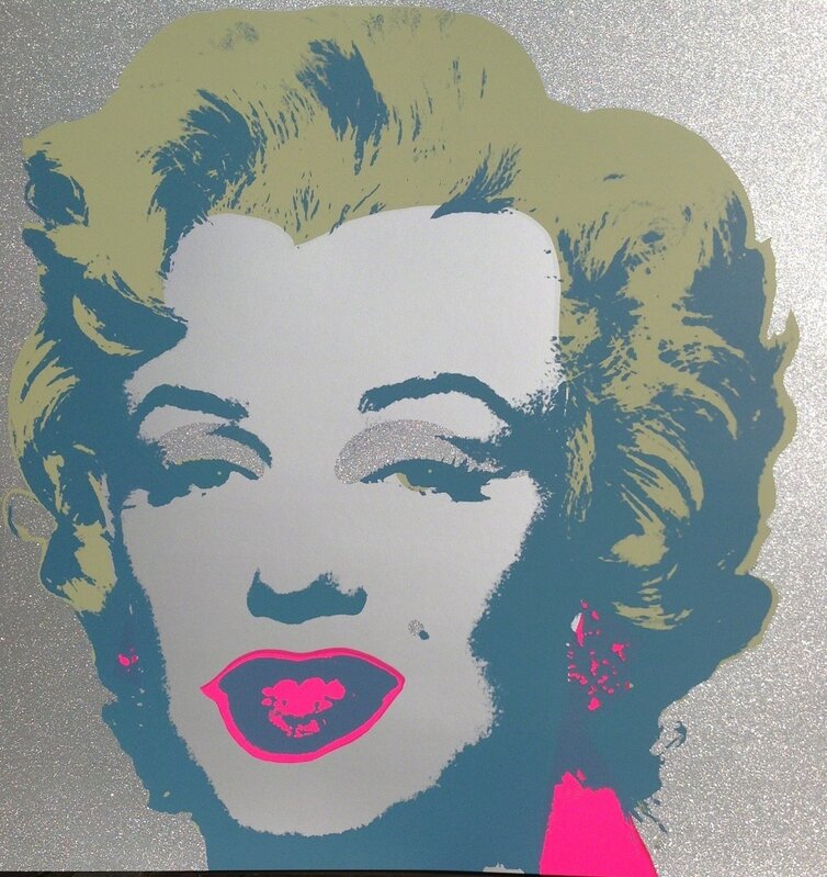 Andy Warhol, ‘Diamond Dust Marilyn’, Drawing, Collage or other Work on Paper, Serigraph on paper, Galerie Vivendi