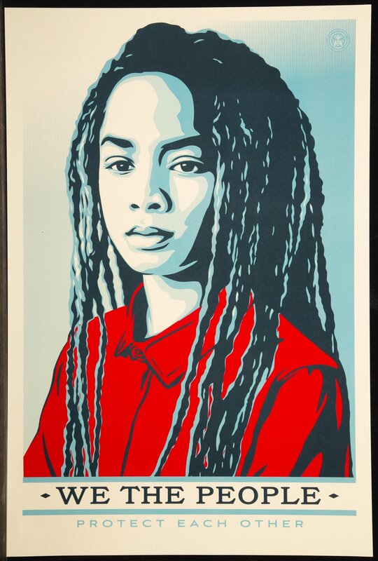 Shepard Fairey, ‘We the People, set of three’, Print, Digital print in colors on paper, Heritage Auctions