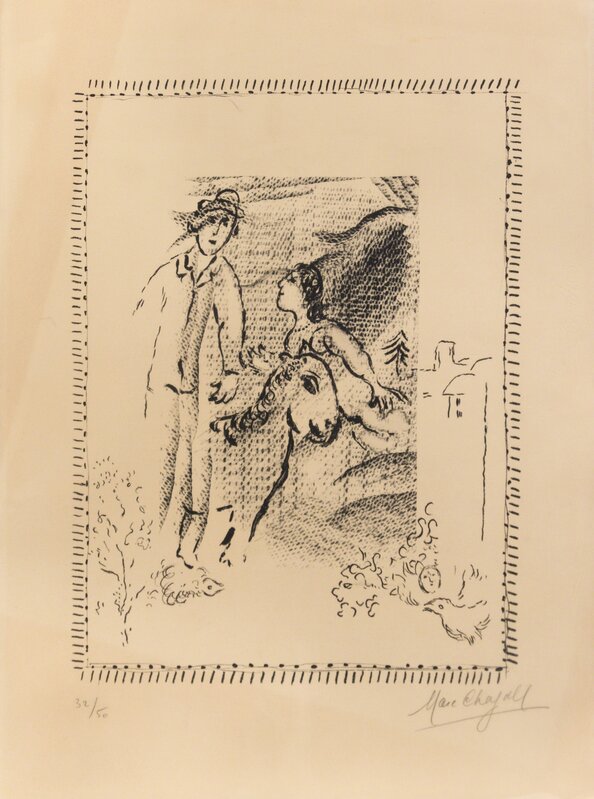Marc Chagall, ‘Rencontre’, 1971, Print, Lithograph, Freeman's | Hindman