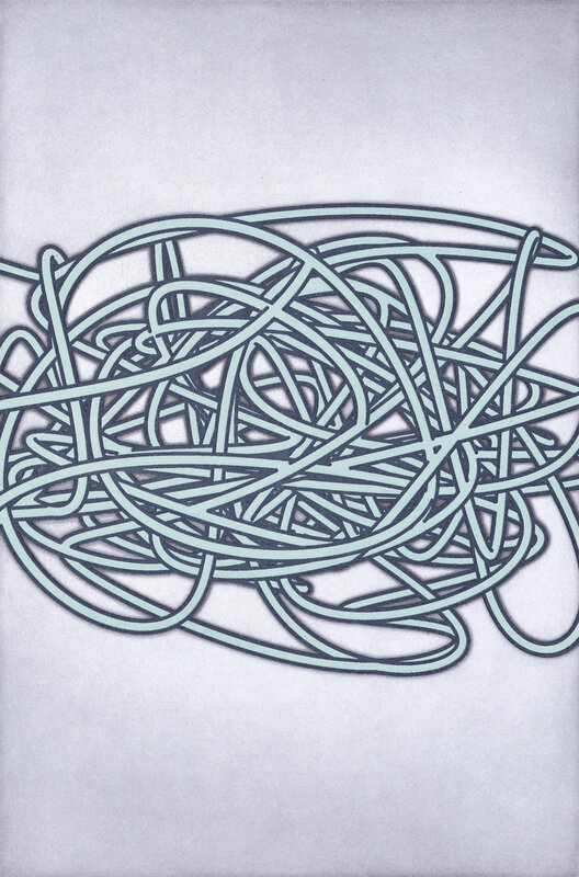 Alyson Shotz, ‘Knot Theory (purple)’, 2019, Print, Color aquatint on white gampi paper chine collé, Crown Point Press